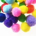 100 Piece 1.5 Inch Assorted polyester Pom Poms for DIY Creative Crafts Decorations